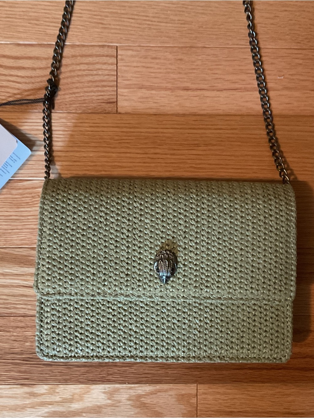 🔥🔥New - Kurt Geiger extra mini Shoreditch crossbody bag purse pale green